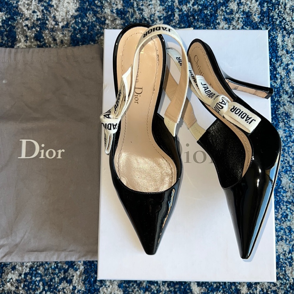 Christian Dior sandal heels j’a Dior sling back heels